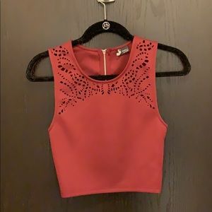 Maroon Urban Outfitters Crop Top